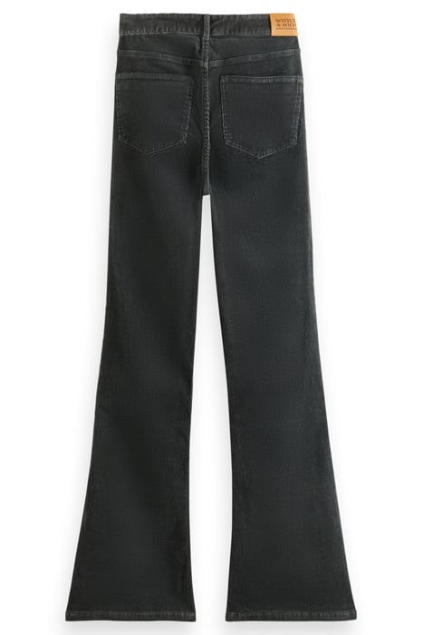 THE CHARM - HIGH RISE FLARED PANTS IN GARMENT DYE CORDUROY A 5