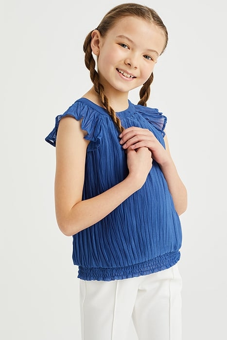 BLOUSE COBALT BLUE 1