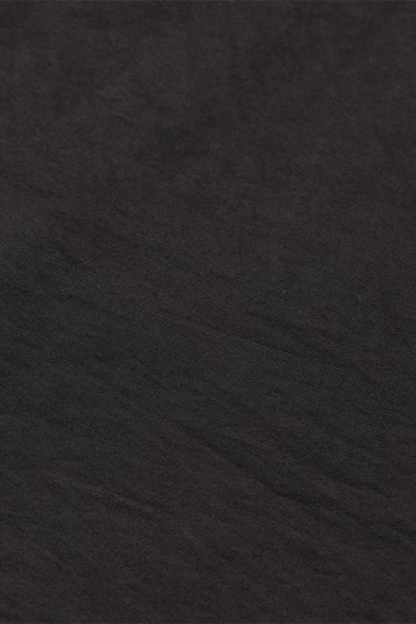 BEADED COLLAR MIDI SHIRT DRESS EVENING BLACK 8