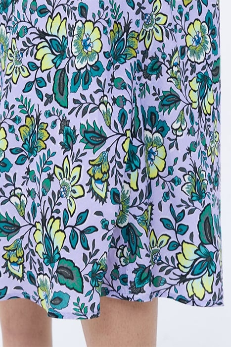 LILAC XL FLOWER PRINT LONG SKIRT 6