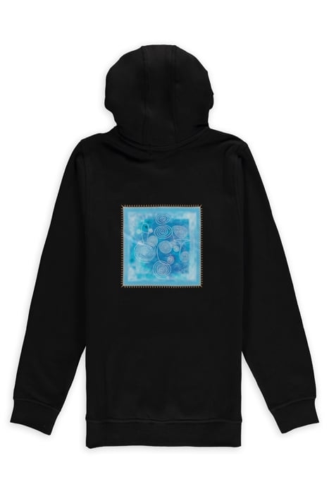 AQUA HOODIE BLACK 2