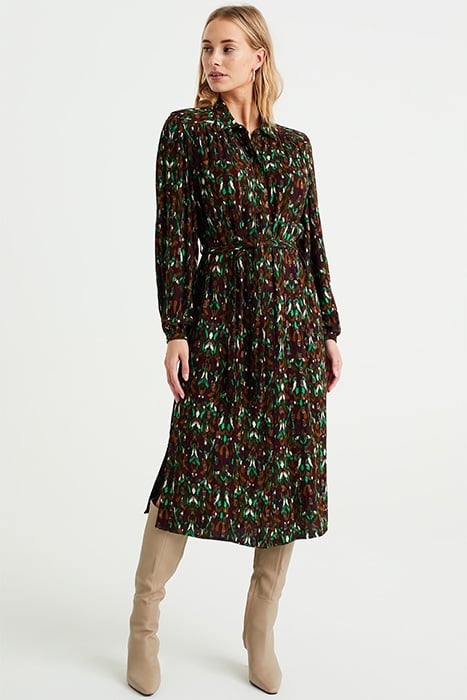 DRESS MID LENGTH BLACK 1