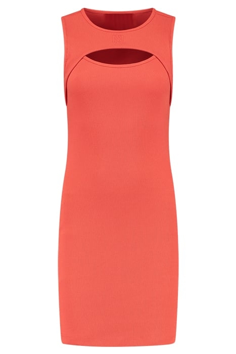 CUTOUT SLEEVELESS DRESS PAPRIKA 1