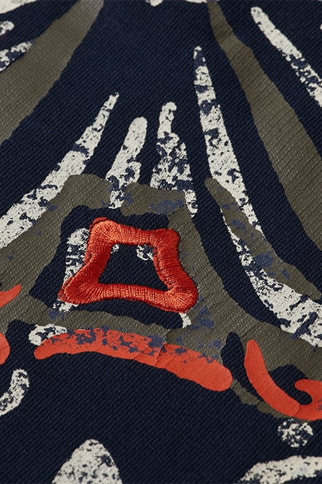 PLACEMENT PRINT OVERSIZED SWEATSHIRT NIGHT 7