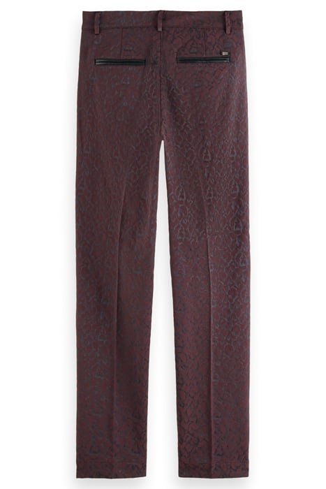 LOWRY - MID RISE LEOPARD JACQUARD PANT LEOPARD JACQUARD BORD 5