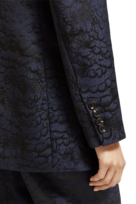 FEATHER JACQUARD SINGLE BREASTED BLAZER FEATHER JACQUARD 6