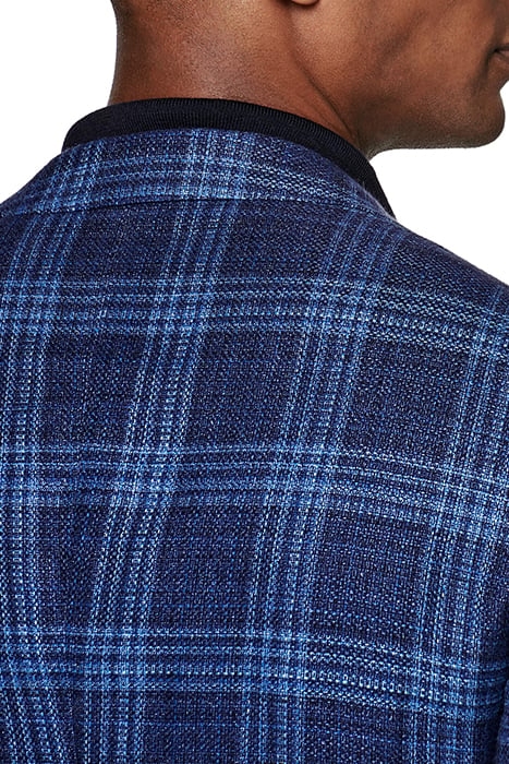 MID BLUE CHECKED HAVANA BLAZER 7