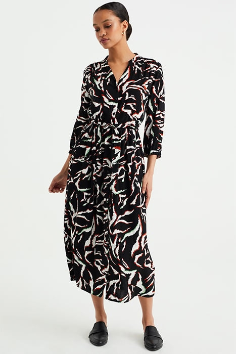 DRESS MID LENGTH BLACK 1