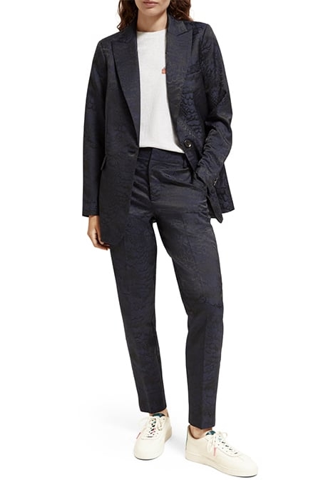 FEATHER JACQUARD SINGLE BREASTED BLAZER FEATHER JACQUARD 2