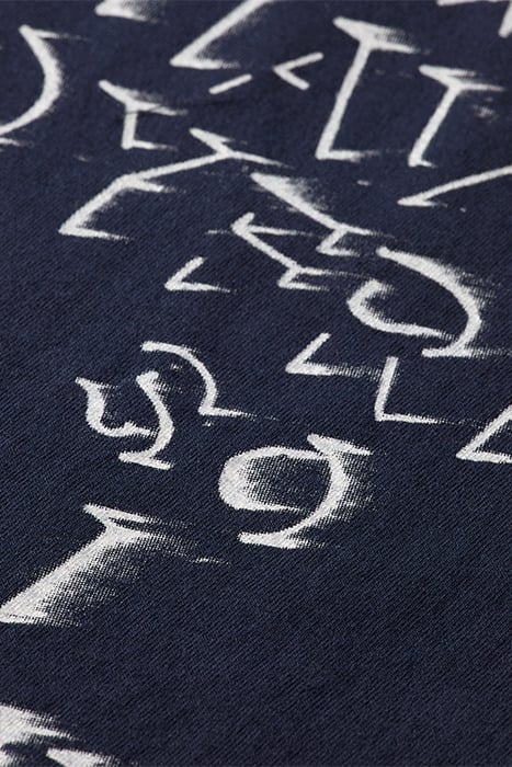 GRAPHIC PRINT T-SHIRT WASHED NAVY 8