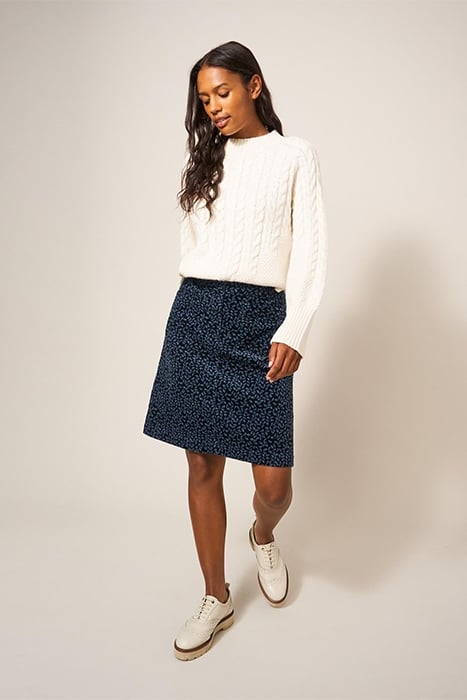 MELODY CORD SKIRT GREY 3