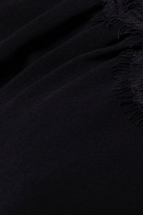 ALEDA CREPE LIGHT LACE V BK TP BLACK 3