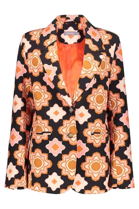 BLAZER PRINTED ORANGE/PINK/BLACK 1