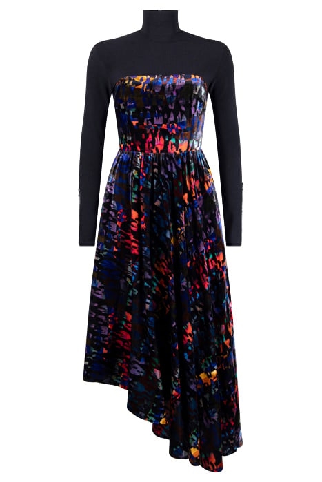 WOMEN'S LONG SLEEVE KIMONO-DRESS CAMOU PRINT 1