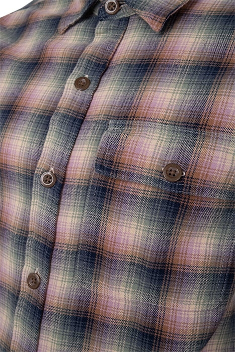 WALLACE CHECK SHIRT DUS PURPLE 5