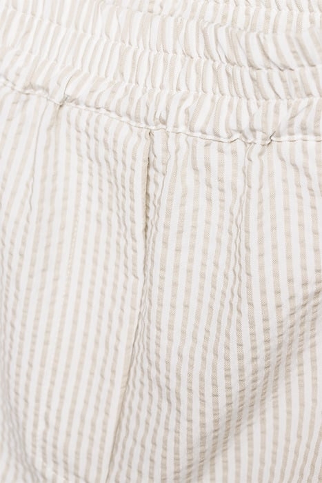 BAY SHORTS SAND-WHITE STRIPE 6