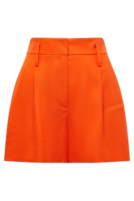 HOLLIE-PLEAT SHORTS ORANGE 4