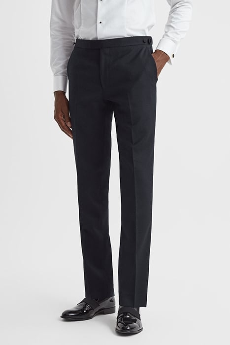 DEAL-TEXTURED SUIT PANTS NAVY 1