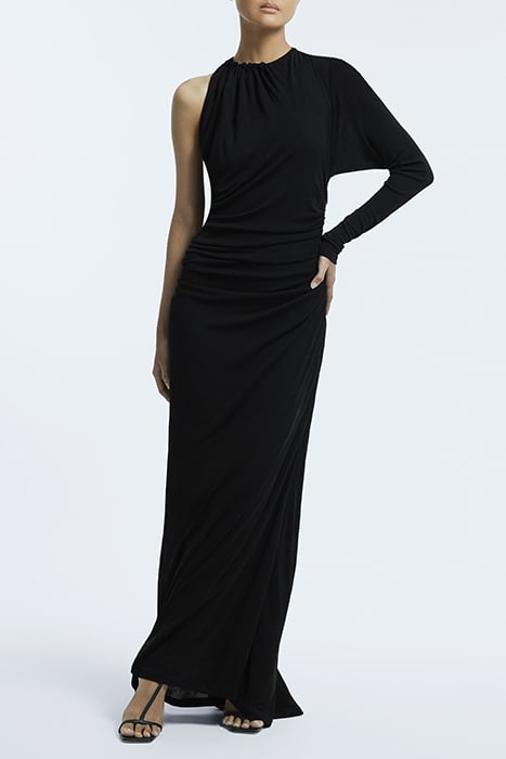 HELENA-JERSEY MAXI DRESS BLACK 1
