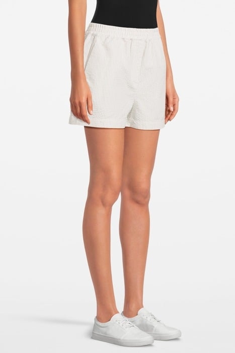 BAY SHORTS SAND-WHITE STRIPE 4