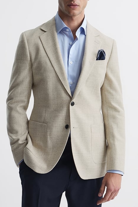 ATTIRE-SB BLAZER OATMEAL 1