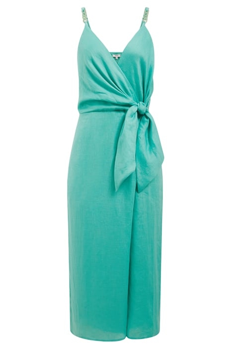 ESME-LINEN DRESS AQUA 3