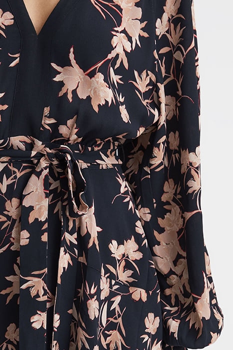 KERINA-FLORAL DRESS PINK/BLACK 6