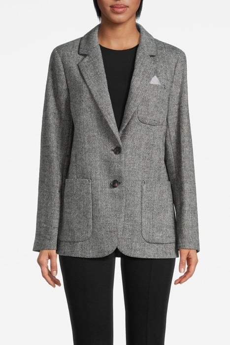 HERRINGBONE BLAZER HERRINGBONE TWEED 1