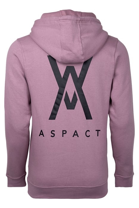 ASPACT BACK LOGO HOODIE ELDERBERRY 2