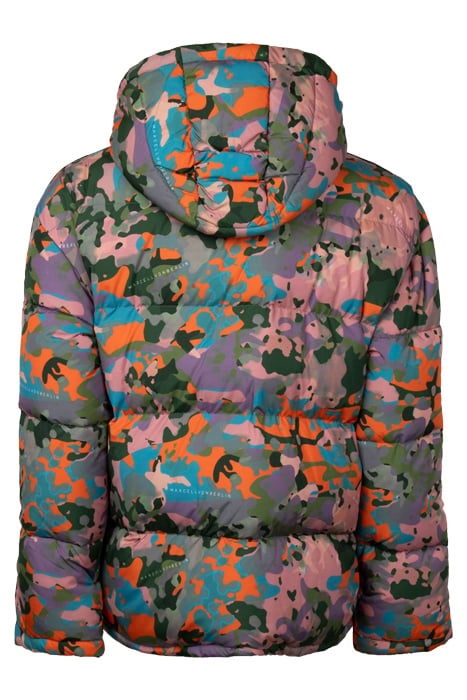 MEN'S OVERSIZE PRINTED CAMOU LOGO FABRIC DOWN JACKET CAMOU P 2