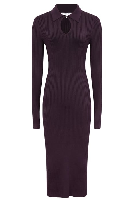 RONNIE-COLLARED DRESS PURPLE 3