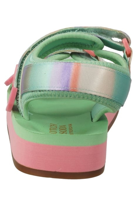 LYDIA SPORT SANDAL MINT RAINBOW PRINT 4