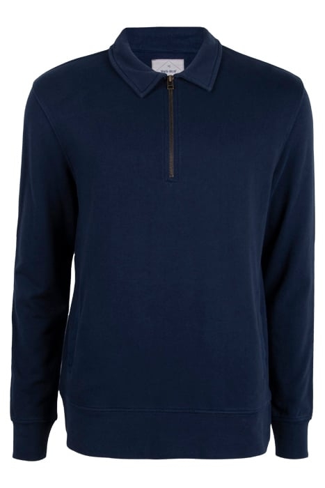 ASHBY HALF ZIP SWEAT DARK NAVY 1