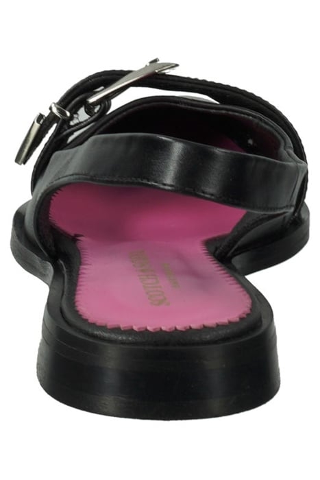 PHIONA LEATHER MULE BLACK 4