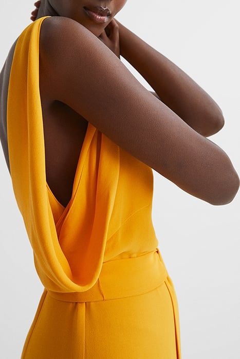 KALEA-SPLIT DRESS YELLOW 7