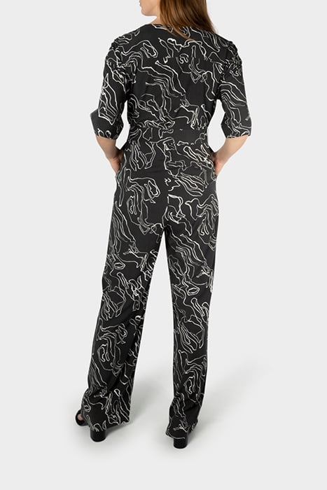 TROUSER WOVEN LONG ALMOST BLACK 2