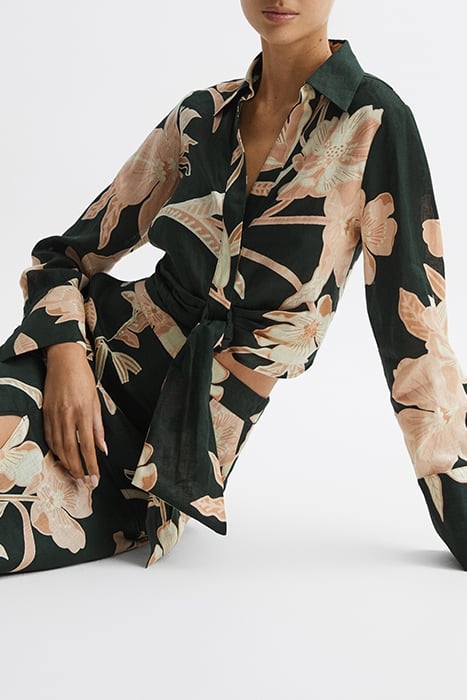 DAHLIA BUTTON-DOWN SHIRT KHAKI 5