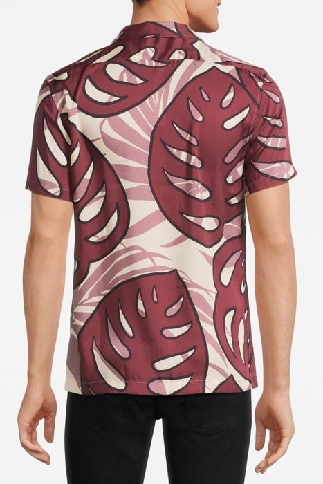 YUNG-PRINTED CASUAL SHIRT PINK 2