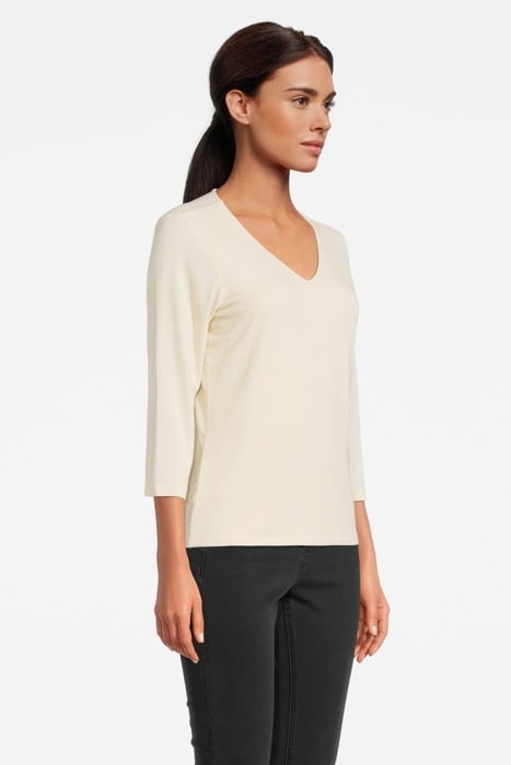 T-SHIRT JERSEY LONG SLEEVES 81101362 ALMOND WHITE 4