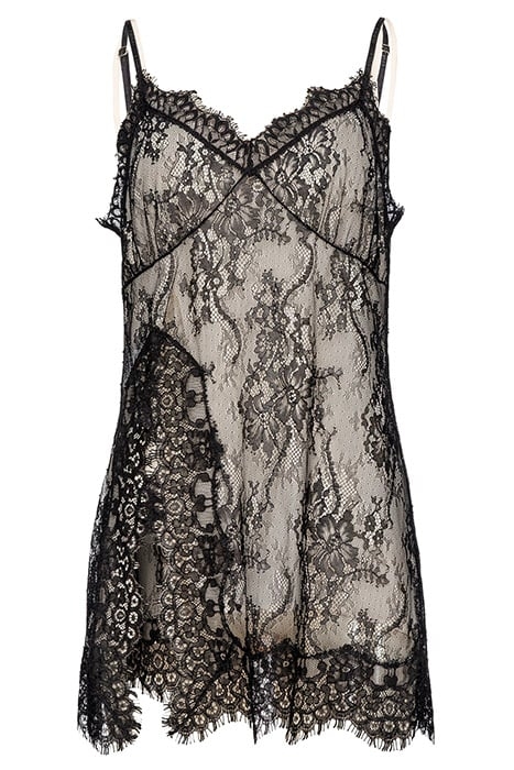 TRAFORATO TOP BLACK/BUTTER 1