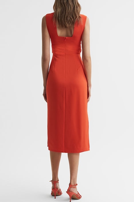 JAYLA-CROSS DRESS ORANGE 2