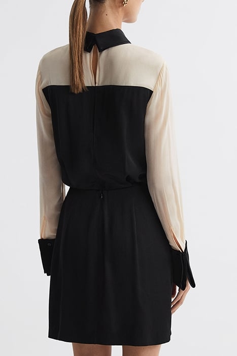 VENETO-COLOUR DRESS SHIRT BLACK 2