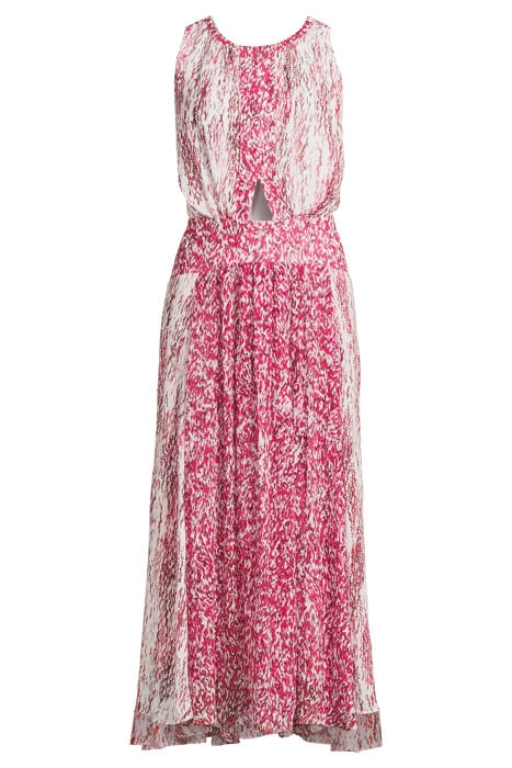 ALEXANDRIA-PRINTED DRESS PINK/WHITE 3