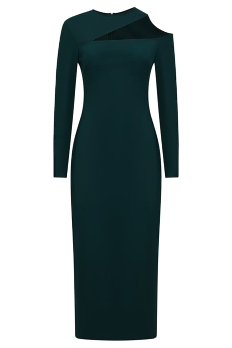 TIFFANY-JERSEY DRESS TEAL 4