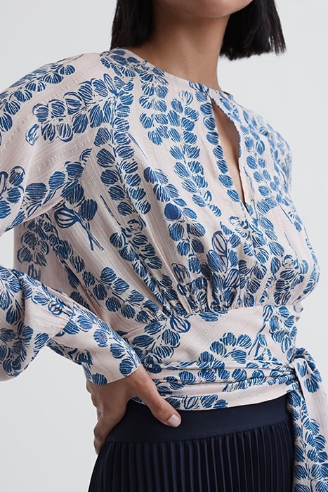 SADIE-LUREX BLOUSE PINK/BLUE 4