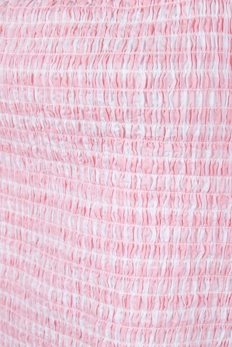 HAYLEY GINGHAM SHIRRED CO-ORD TOP GINGHAM 3