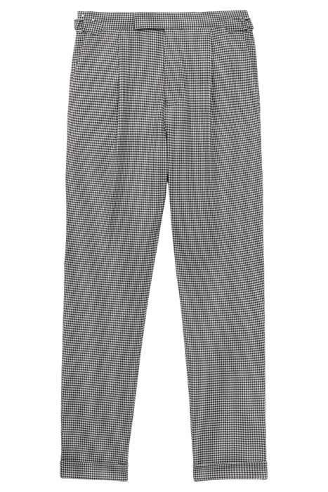 ARCADE-PUPPYTOOTH TAILORED PANTS NAVY 4