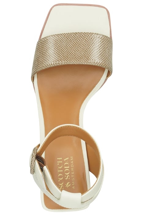 COURTNEY SANDAL CREAM MULTI 3