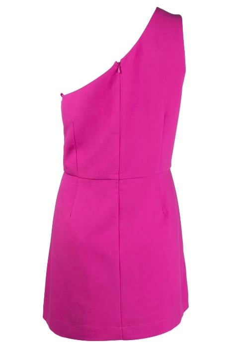 ONE SHOULDER TLRD DRESS SHORT WILD ROSA 2
