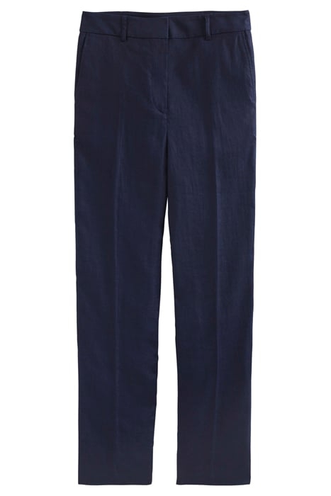 KEW LINEN TROUSERS NAVY 2